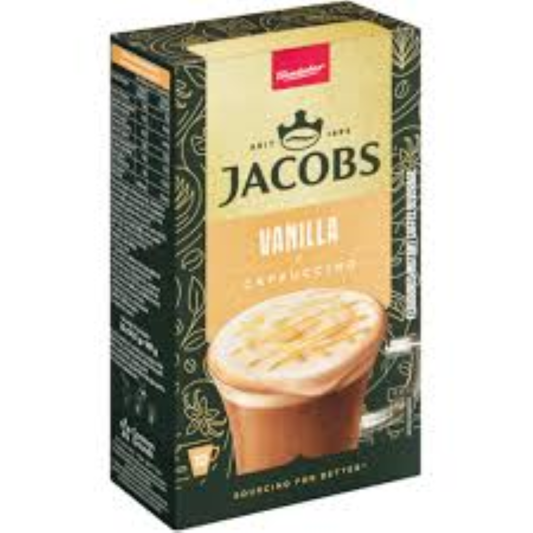 JACOBS INST COFFEE CAPPUCCINO VANILLA 10X14.7G